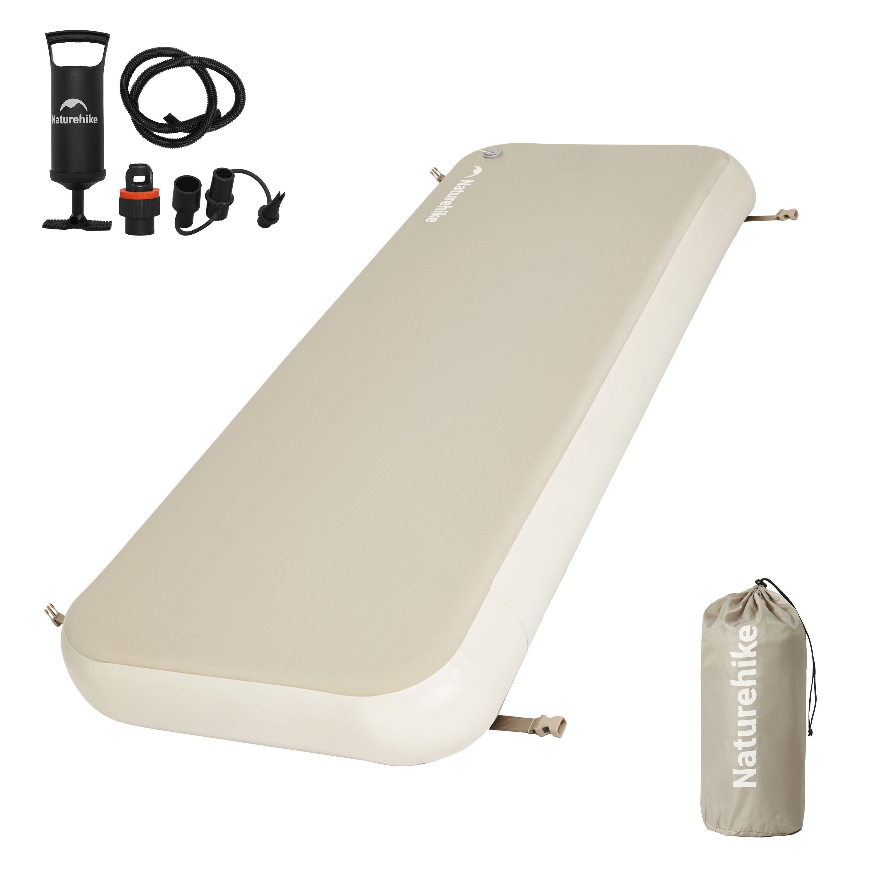 Naturehike DreamWeave Matelas Camping 1 Personne Pompe Manuelle Bleu