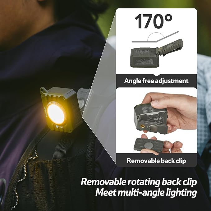 Naturehike lampe camping 1100mAh marron IP44 104 g