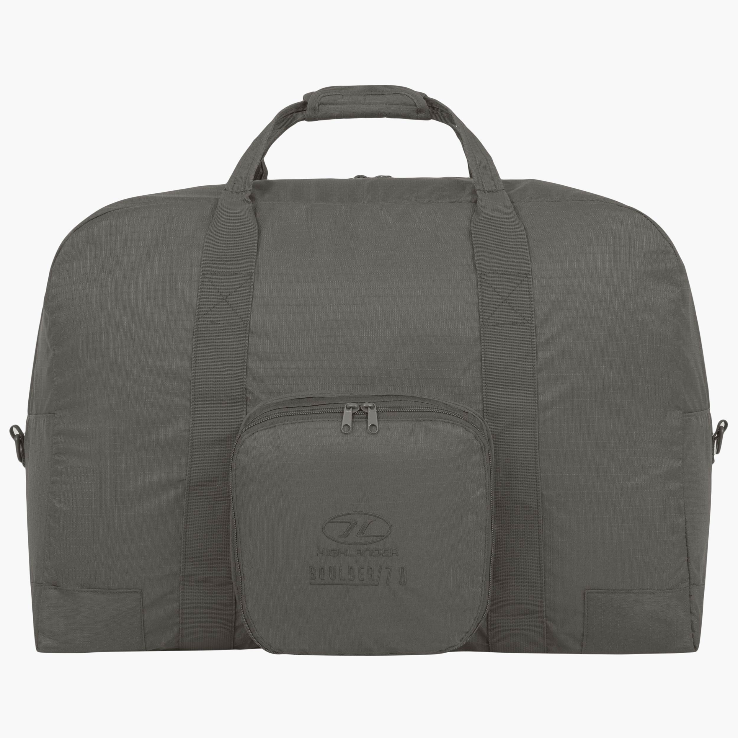 Highlander Boulder sac duffle 70 L noir pliable ripstop
