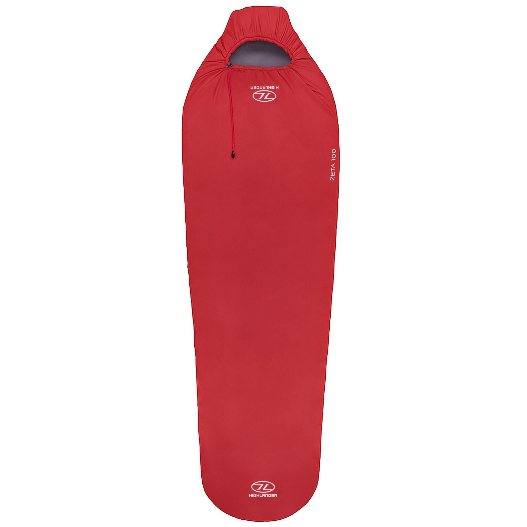 Highlander Zeta 100 sac couchage momie rouge 780 g