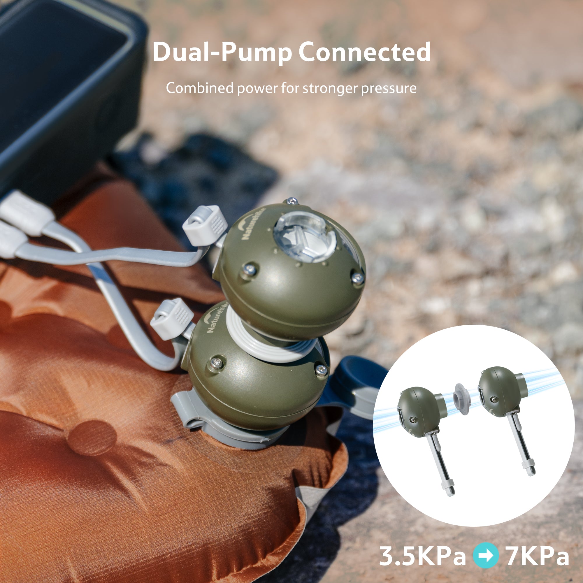 Naturehike Wind-nano mini pompe à air électrique 29g USB-C