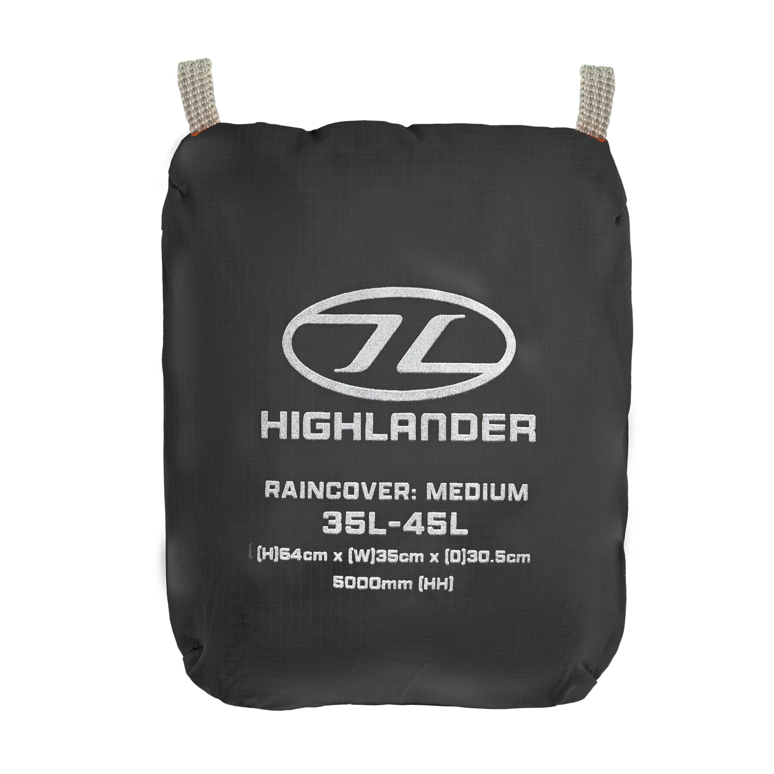 Highlander Ducks Back housse pluie sac 35-45 L orange