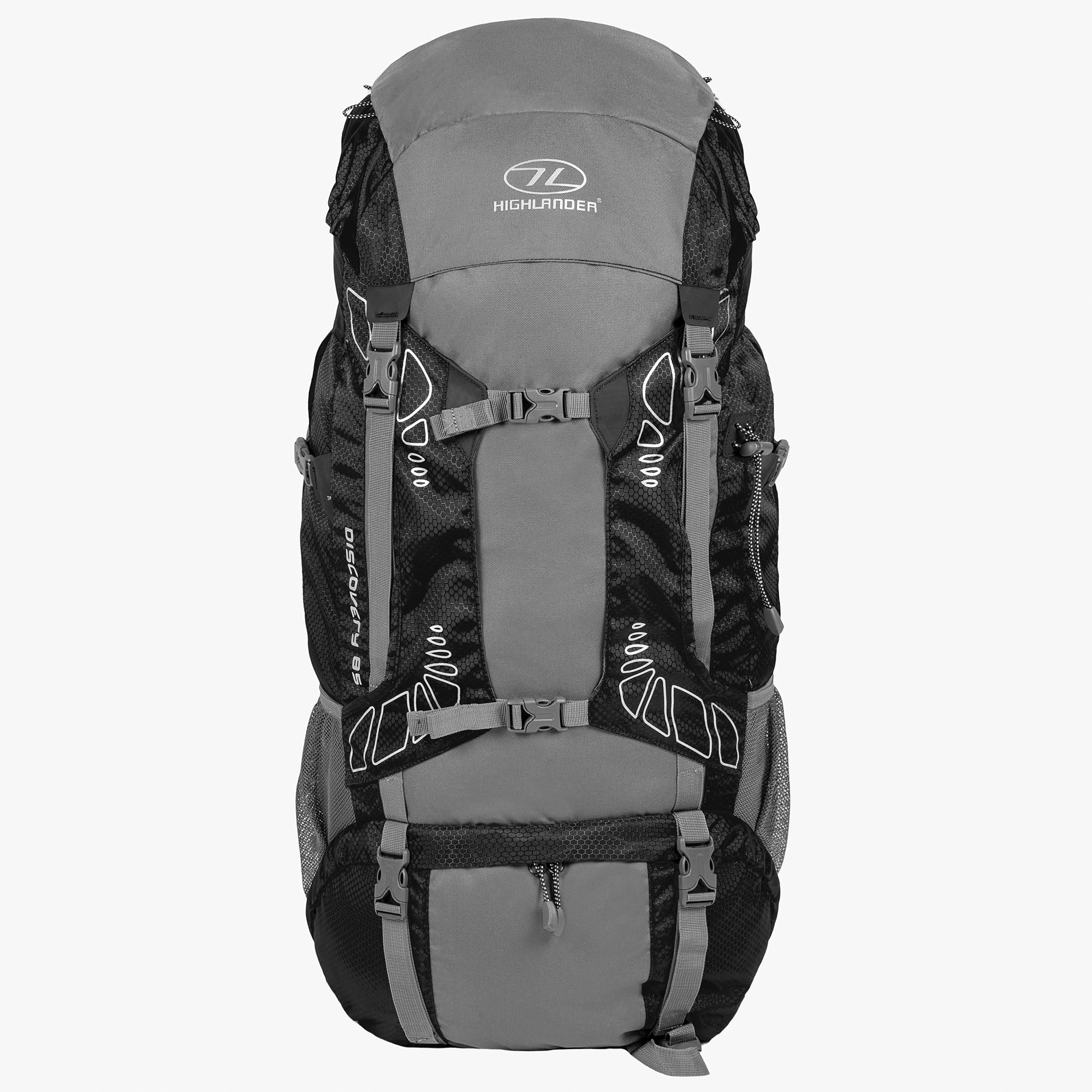 Highlander Discovery 85L sac à dos noir trekking
