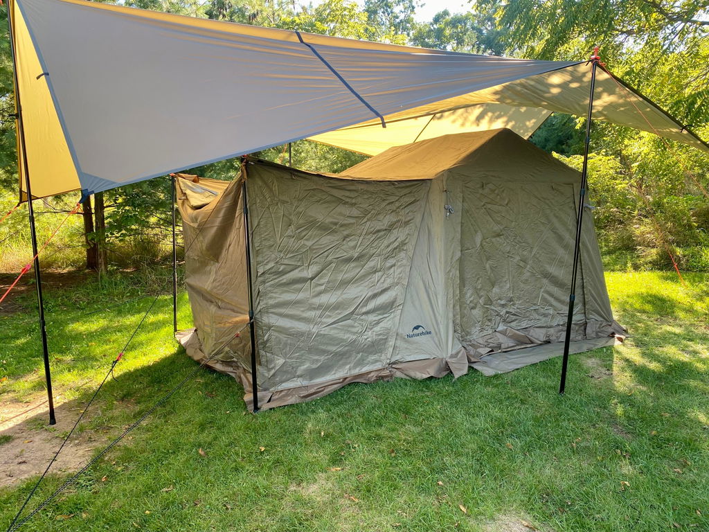 Naturehike Village 6.0 Pro tente cabine 4 places marron