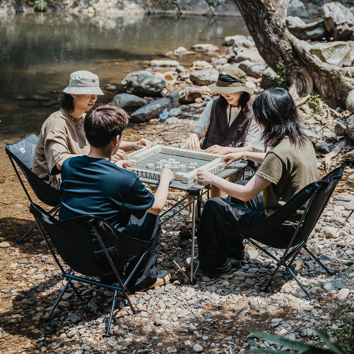 Naturehike PeakLite L02 table camping pliante verte M 100 kg