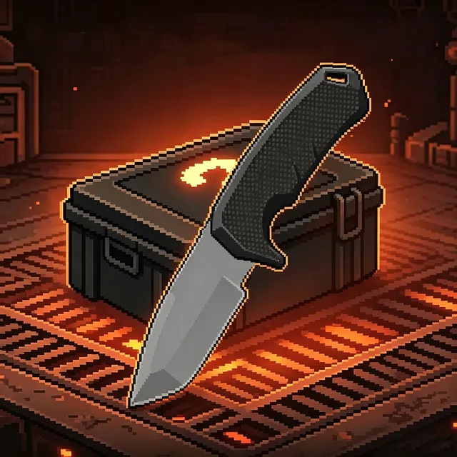 HX Fixed Blade couteau lame fixe Mystery Box exposition