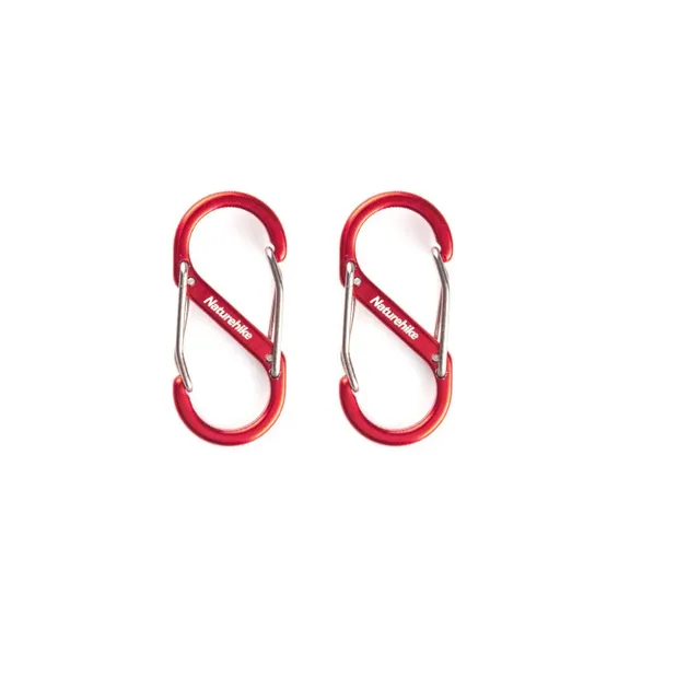 Naturehike mousqueton S alu 50mm lot de 2 accessoire camp