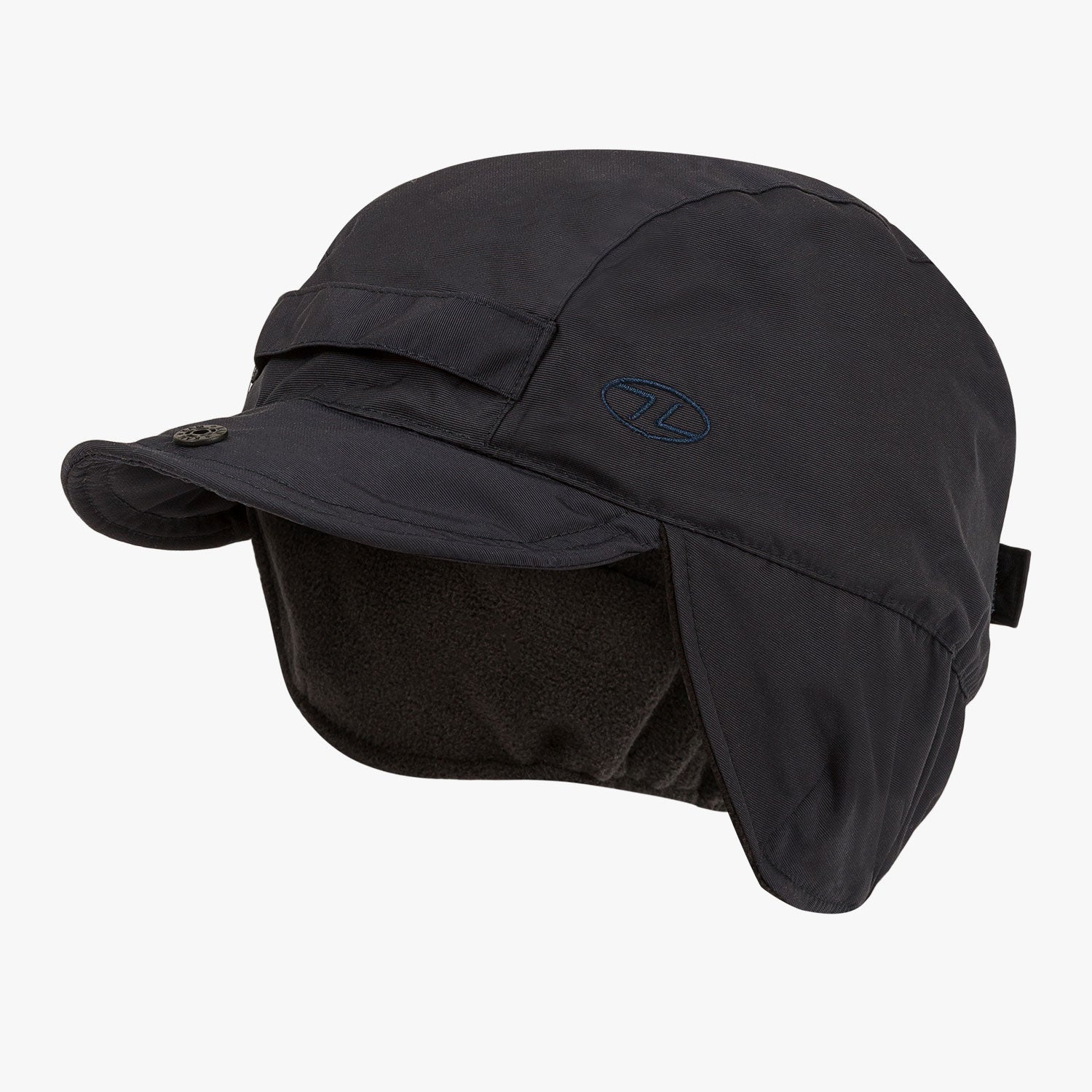 Highlander Mountain Hat bonnet imperméable noir L doublure polaire