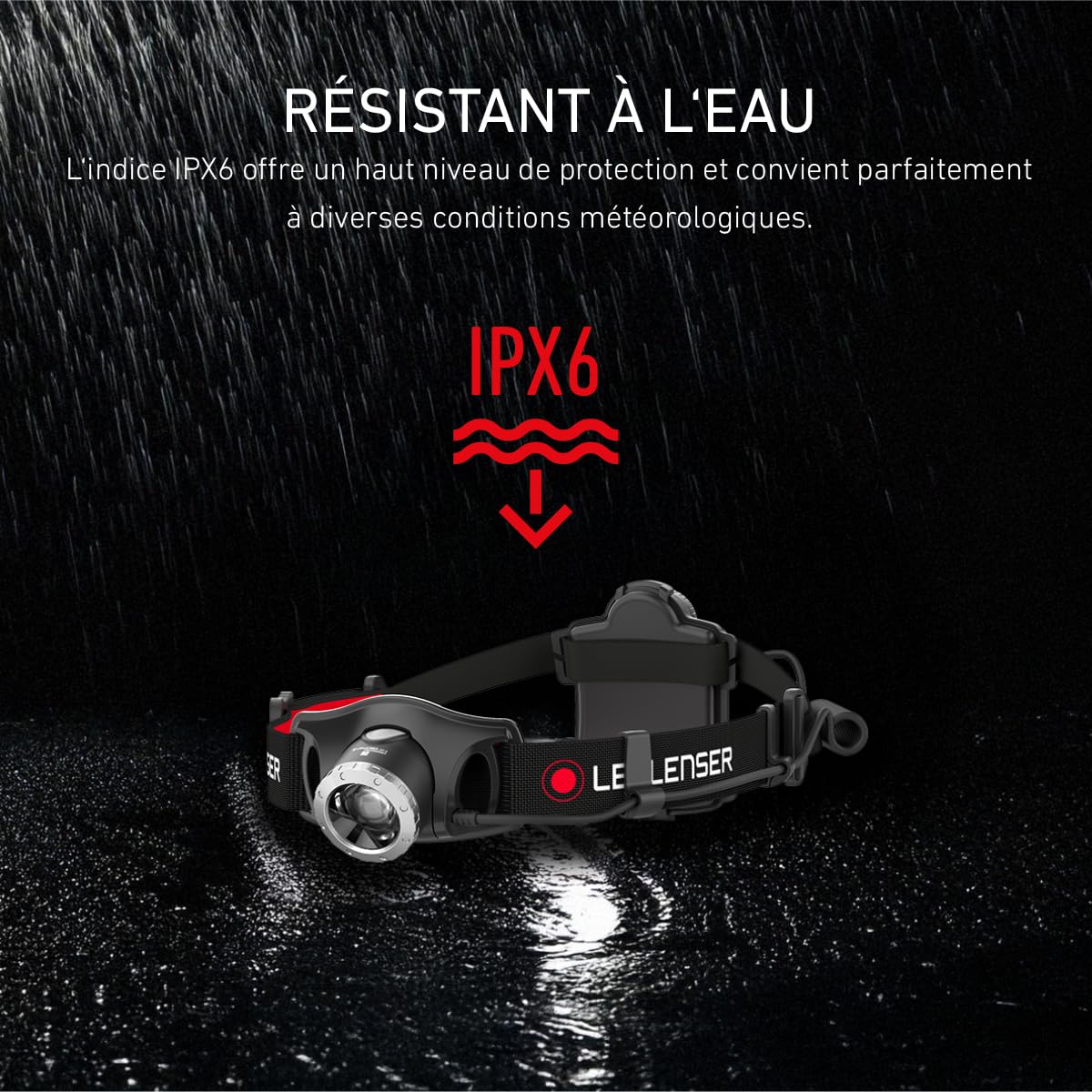 Ledlenser H7R.2 lampe frontale rechargeable Noir