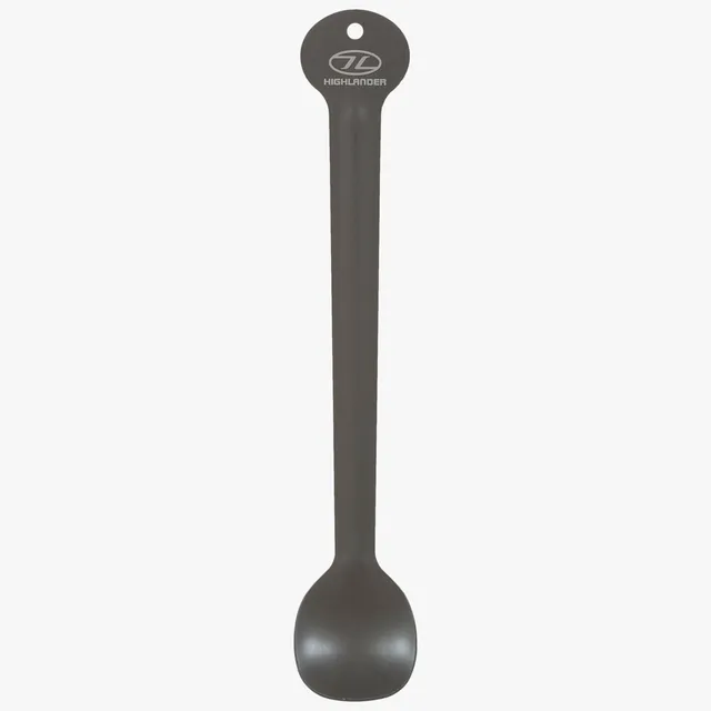 Highlander cuillère longue camping alu 15 g noire