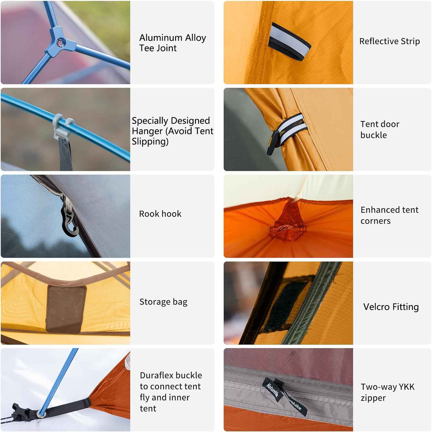 Naturehike Cloud Up EXT tente camping 2 places 1,34 kg
