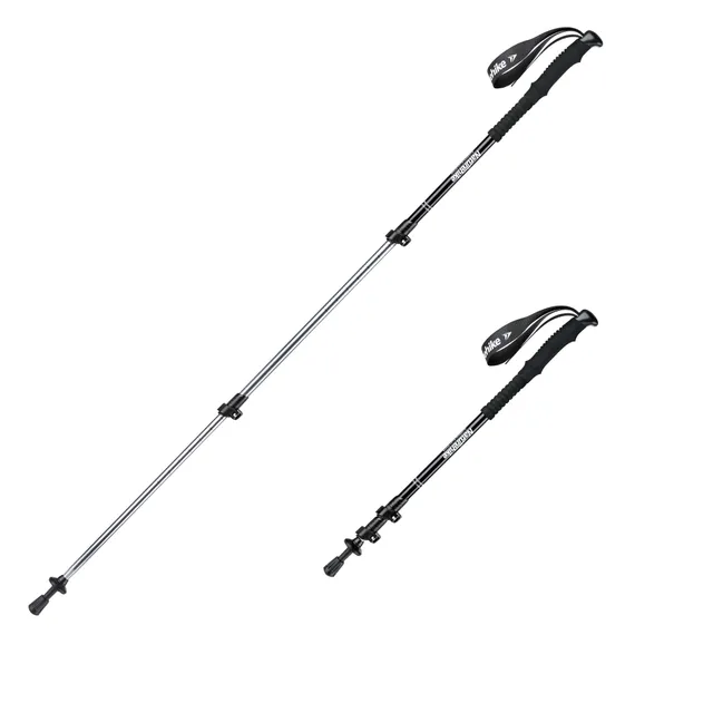 Naturehike Sunlit Bâtons Trekking Alu 61-135cm Noir x2