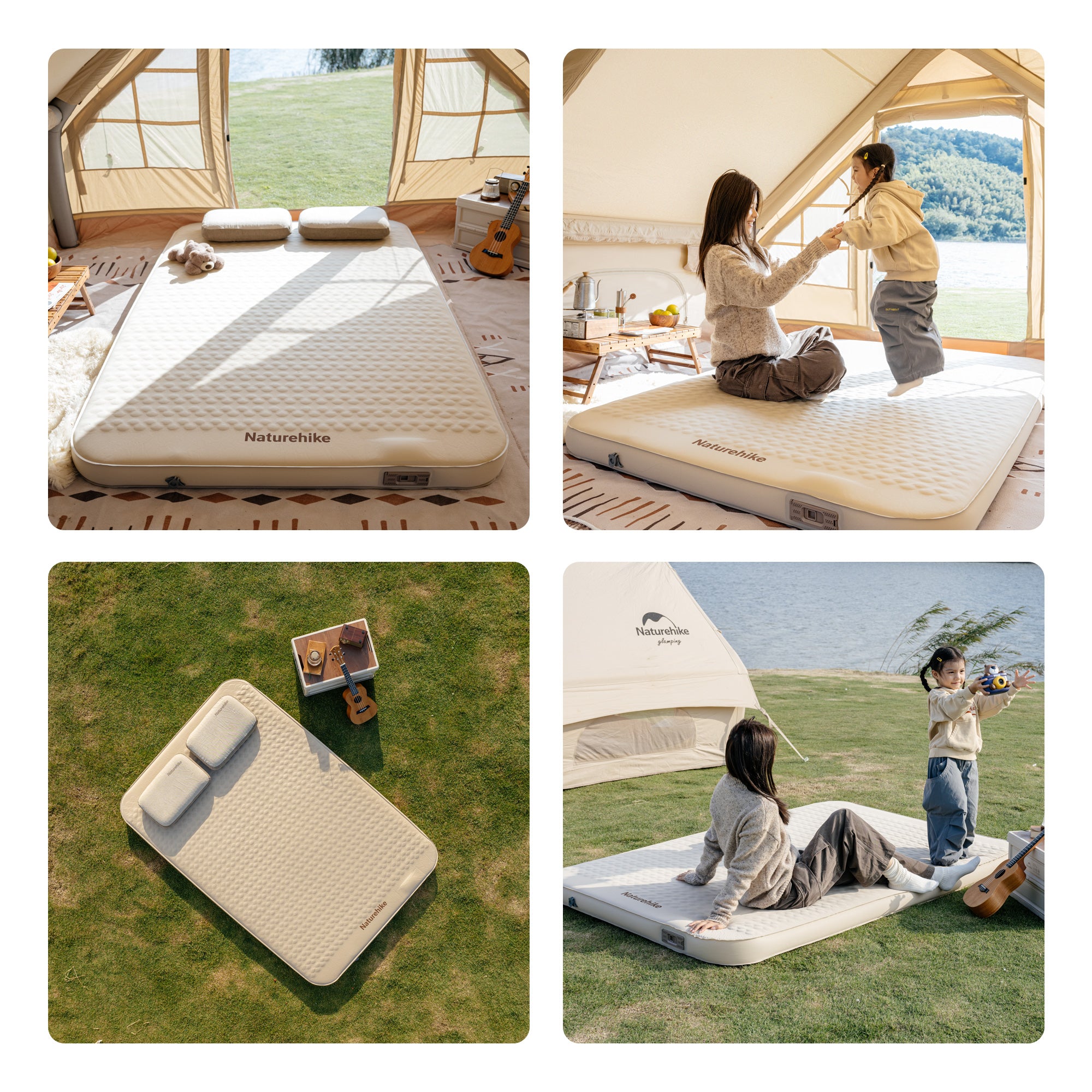 Naturehike Yugu matelas camping autogonflant double pompe