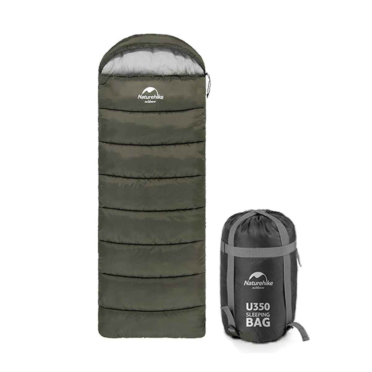 Naturehike Solora U350S sac de couchage -3°C vert 1 place