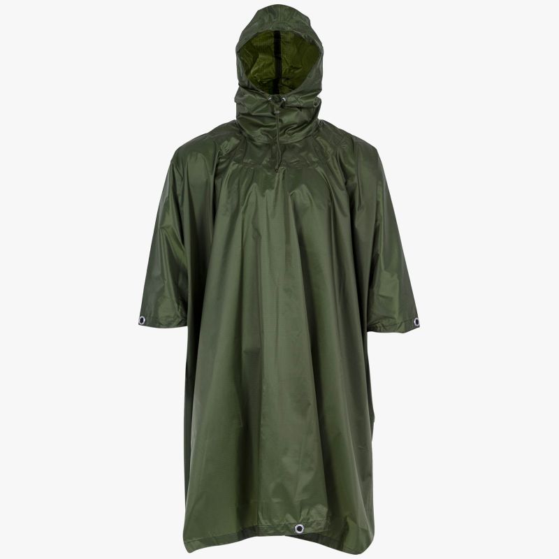 Highlander Adventure poncho pluie Navy à capuche