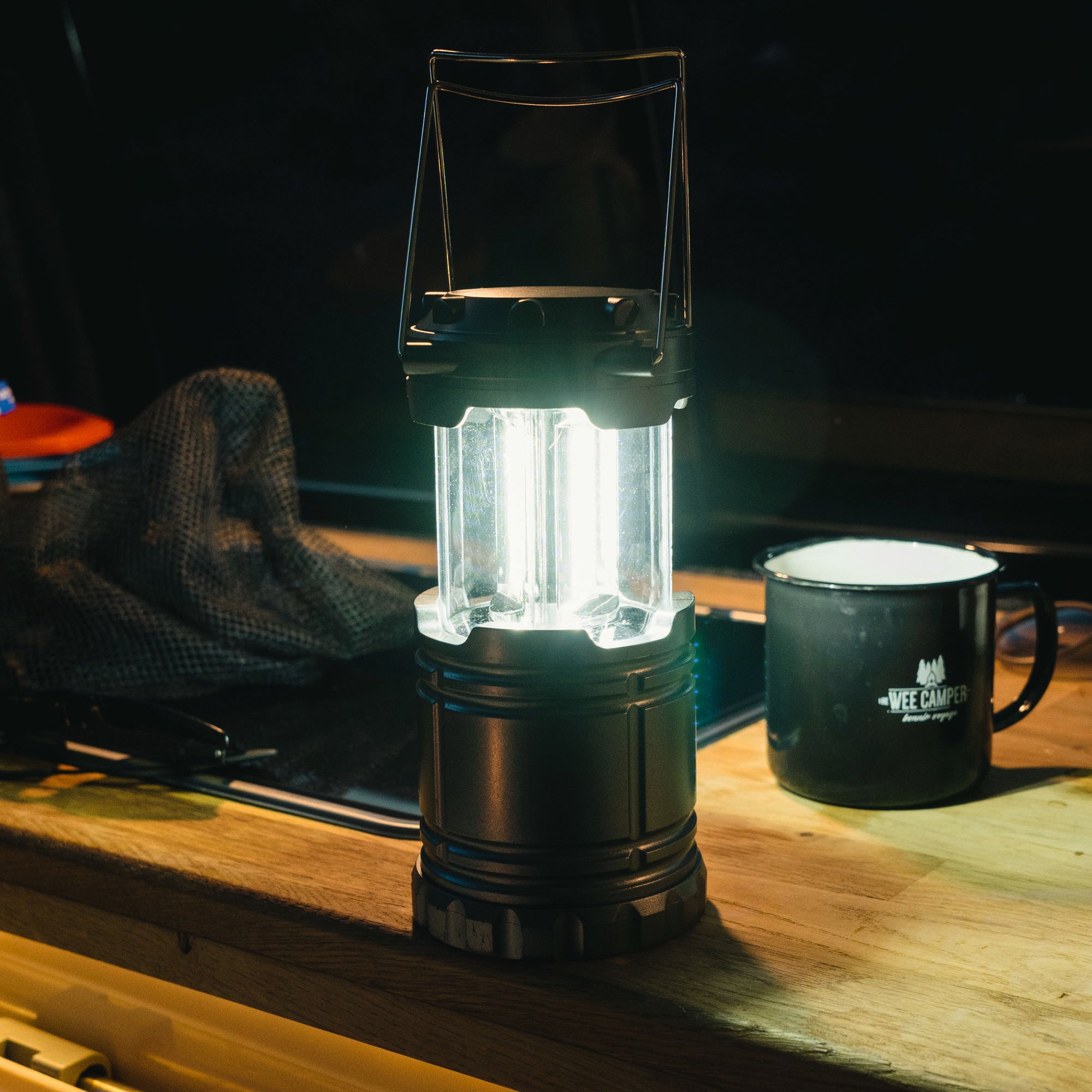 Highlander 300 lumens lanterne camping pliable Grise