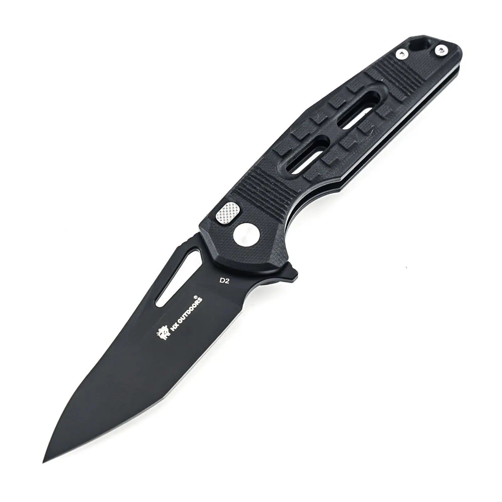 HX Rock Onyx couteau pliant D2 G10 noir