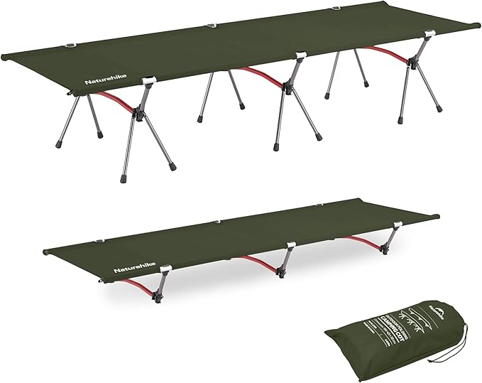 Naturehike ArmyWild XJC04 lit de camp vert 65cm 150kg