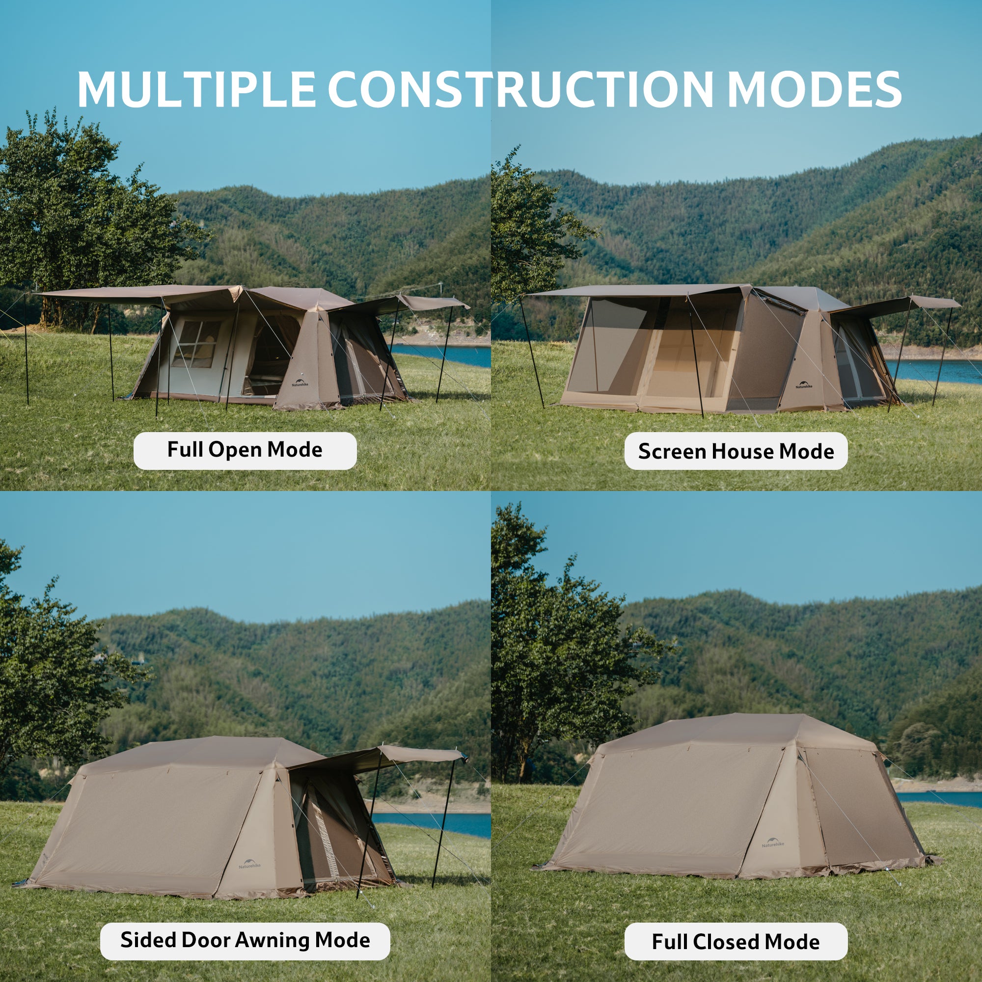 Naturehike Village 13 Pro tente cabane 8 personnes Tente
