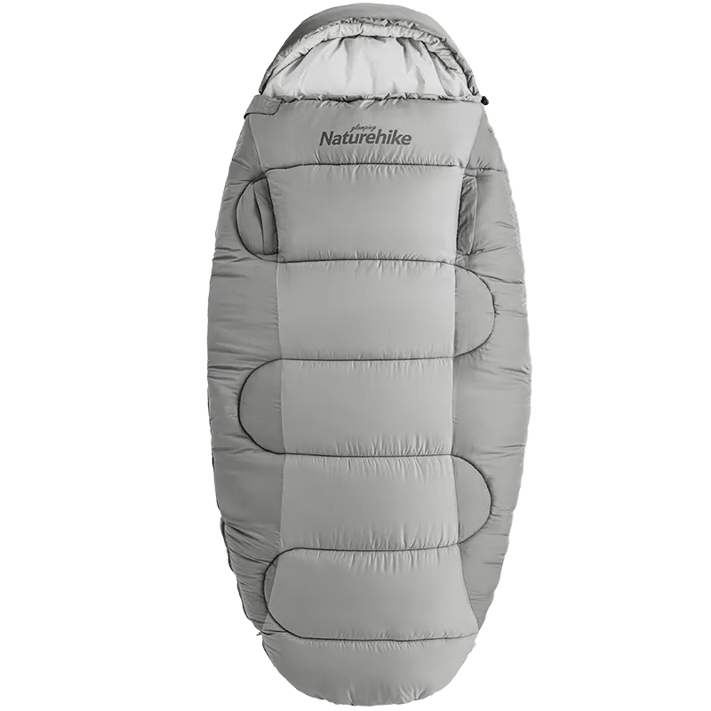 Naturehike PS200 sac de couchage coton gris trous bras