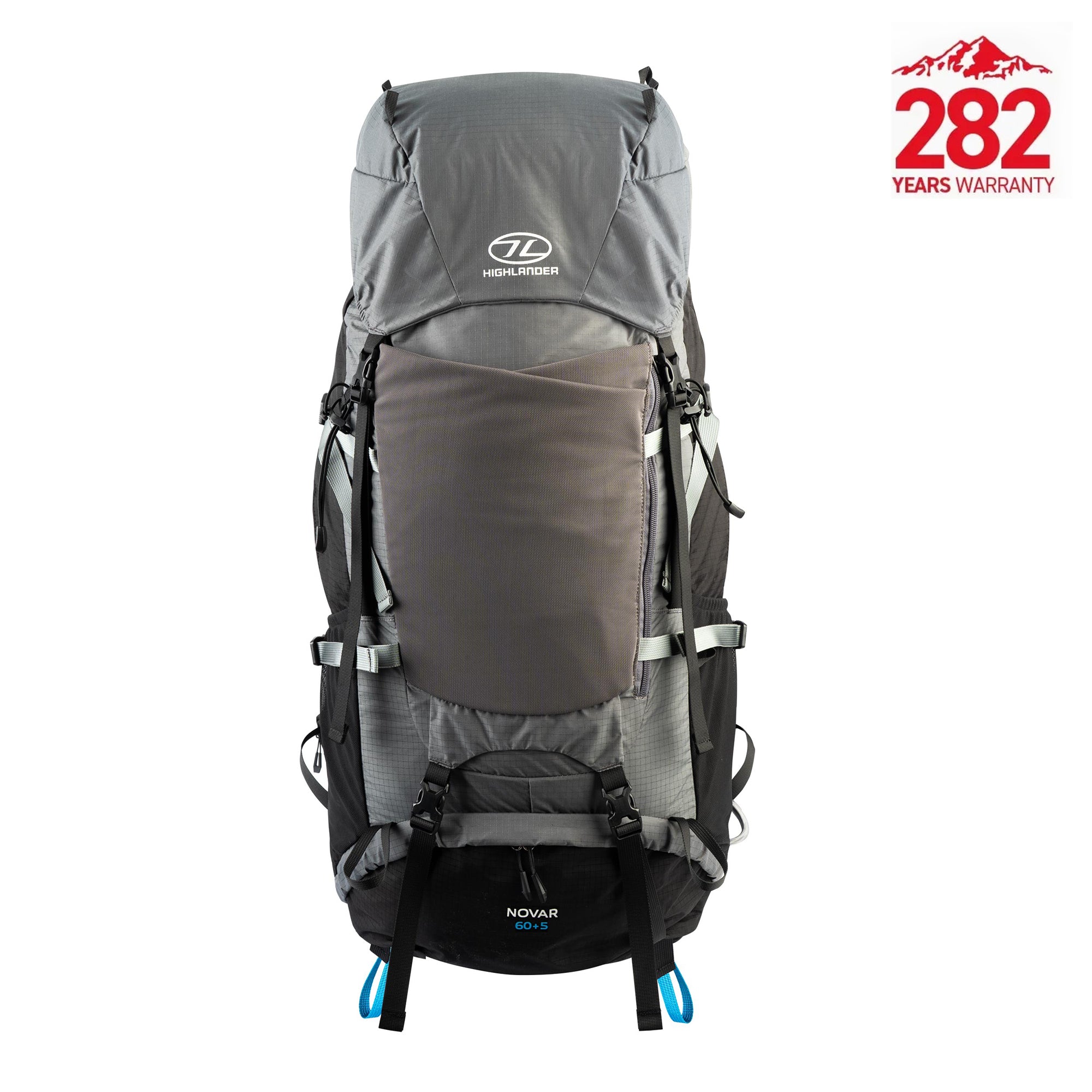 Highlander Novar Sac à dos trek 60+5 L bleu marine