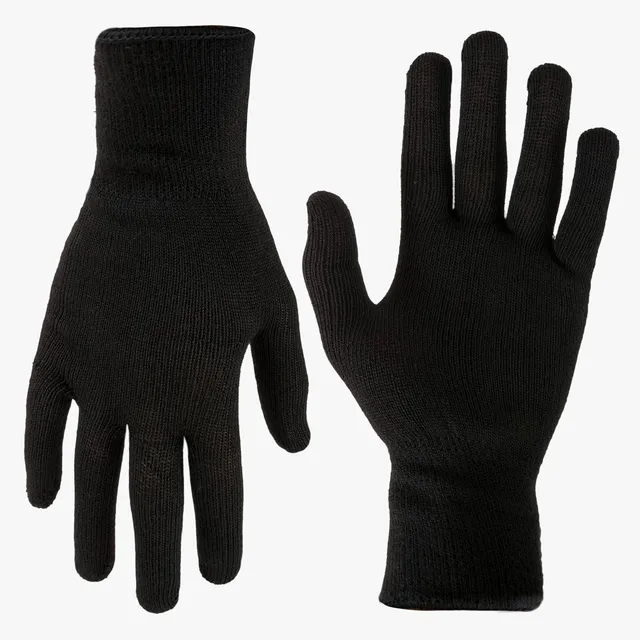 Highlander gants thermiques inner noirs légers hiver