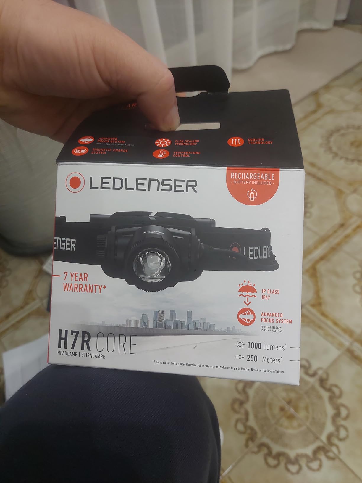 Ledlenser H7R Core Lampe Frontale Rechargeable 1000 lm 250 m IP68