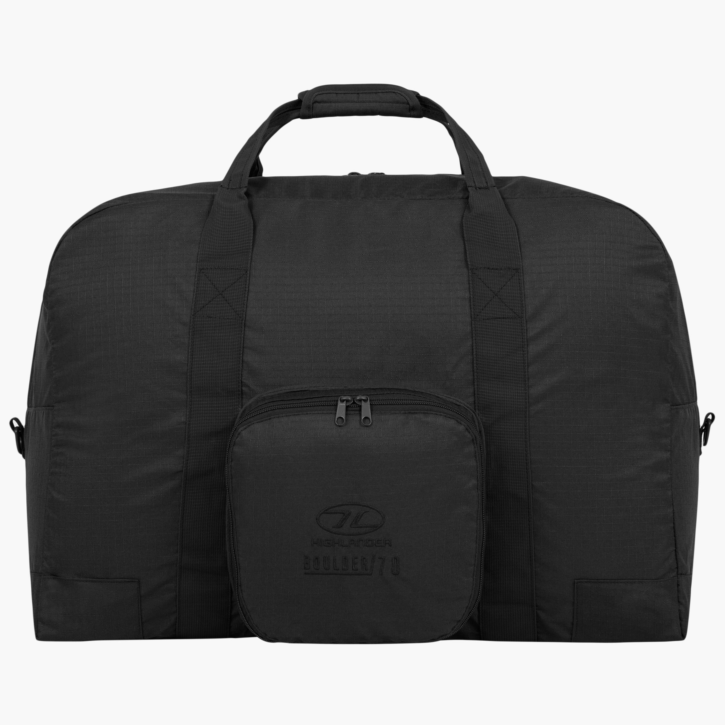 Highlander Boulder sac duffle 70 L noir pliable ripstop