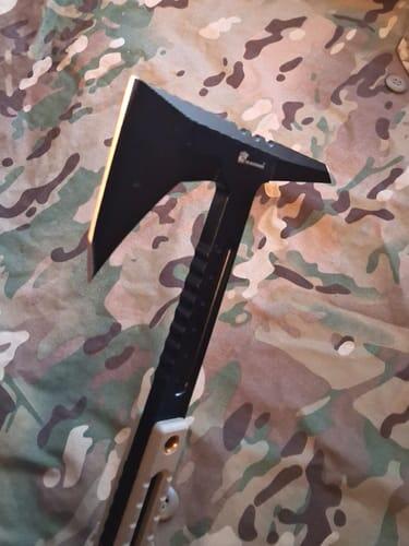 HX Camping Hatchet FT-12 hachette DC53 manche G10 tan