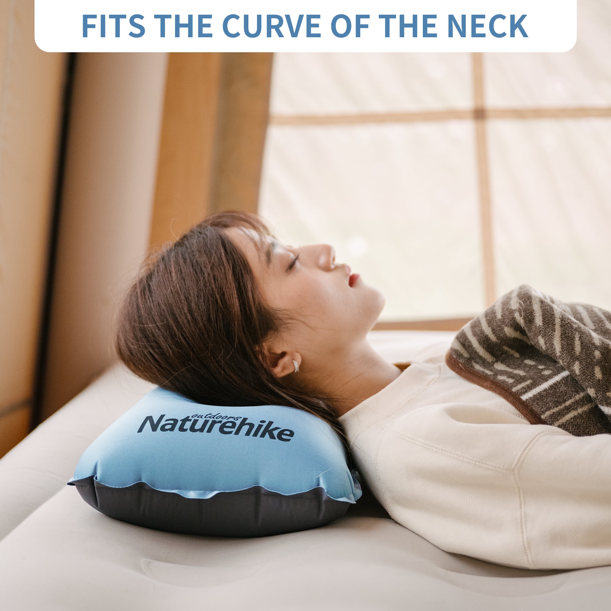 Naturehike Xinmian oreiller camping autogonflant Jaune