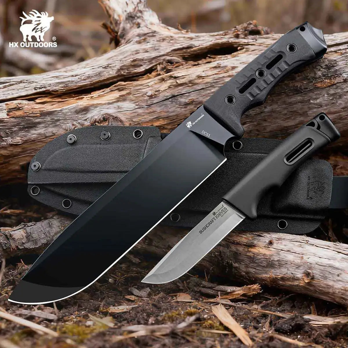 HX Nightstalker Plus D-348 chopper DC53 lame 21,5 cm G10
