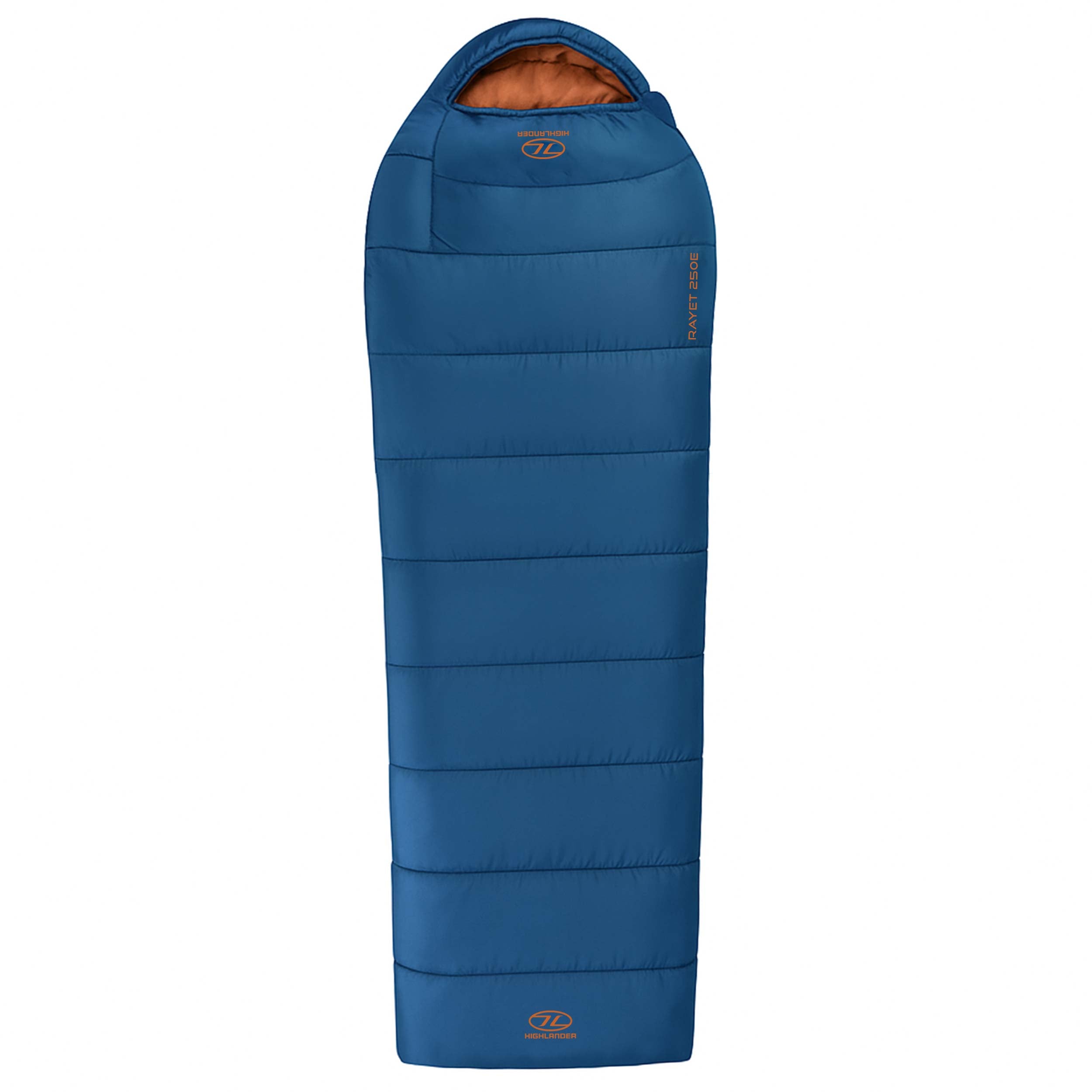 Highlander Rayet 250 sac de couchage bleu momie synthétique