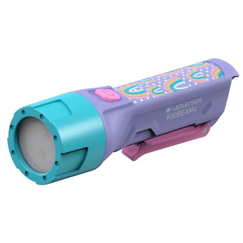 Ledlenser KidBEAM4 lampe torche enfant violet piles AAA