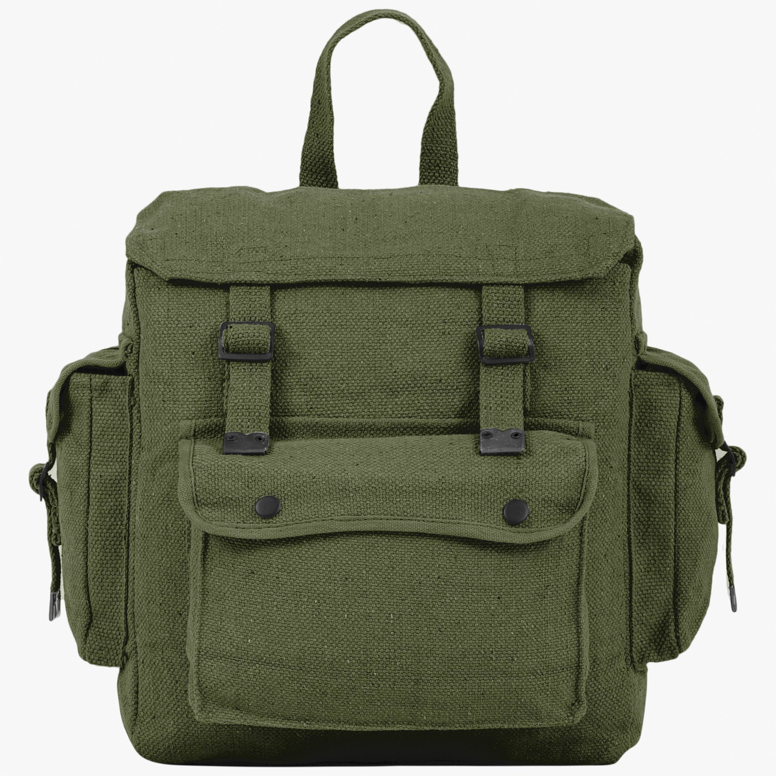 Highlander sac toile bandoulière beige 20 L poches