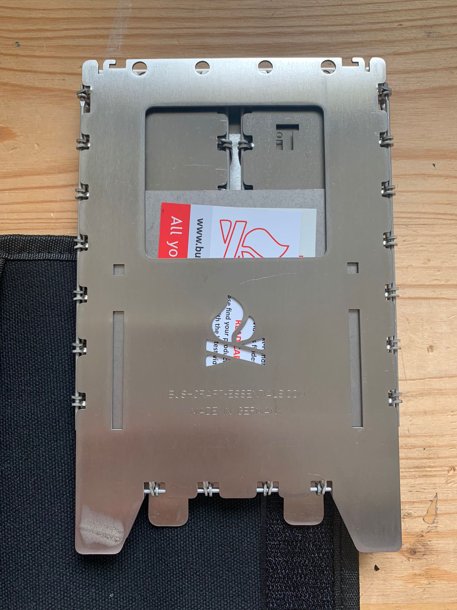 Bushcraft Essentials Bushbox XL Titanium réchaud titane B-Ware
