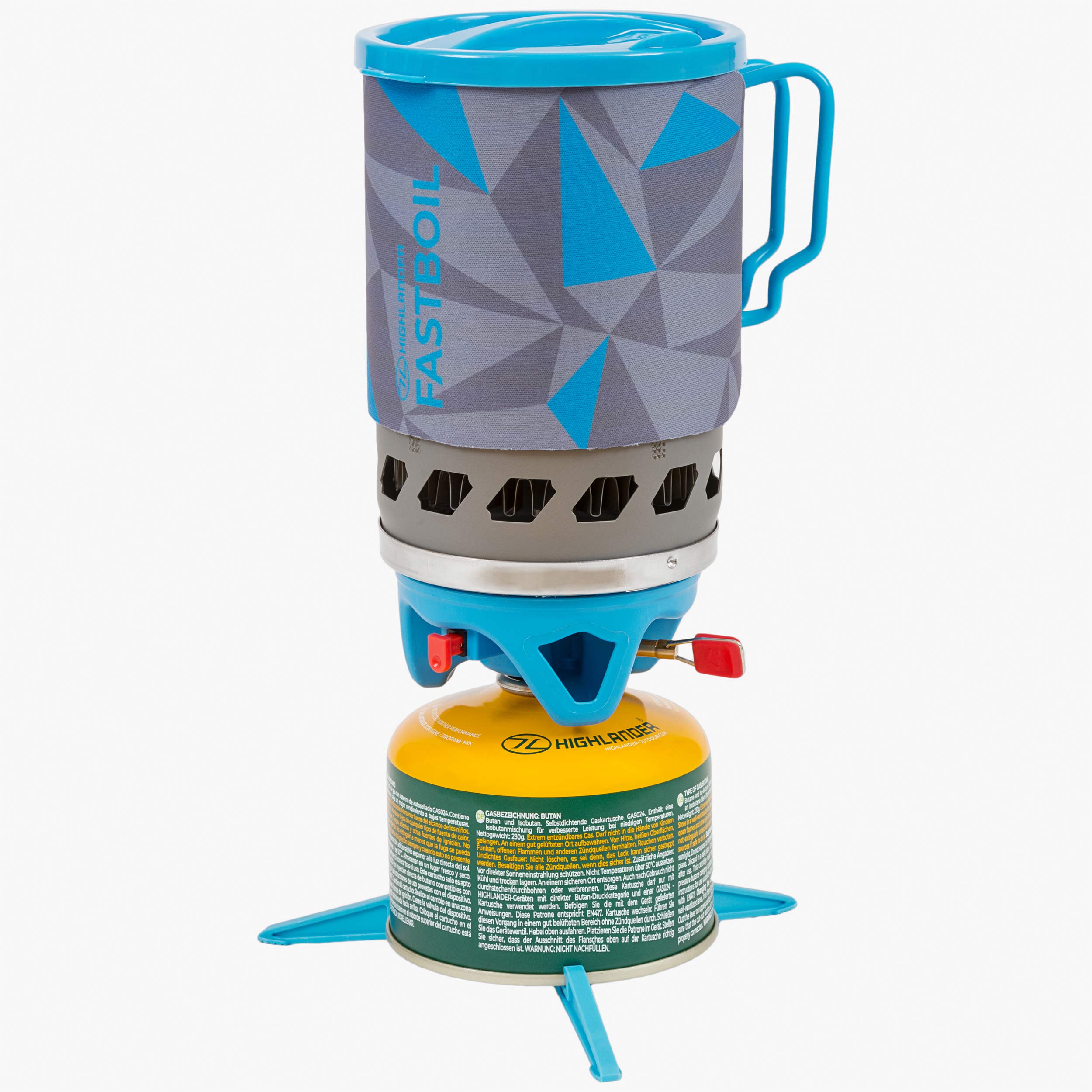 Highlander Blade Fastboil 3 réchaud gaz 1,1 L bleu