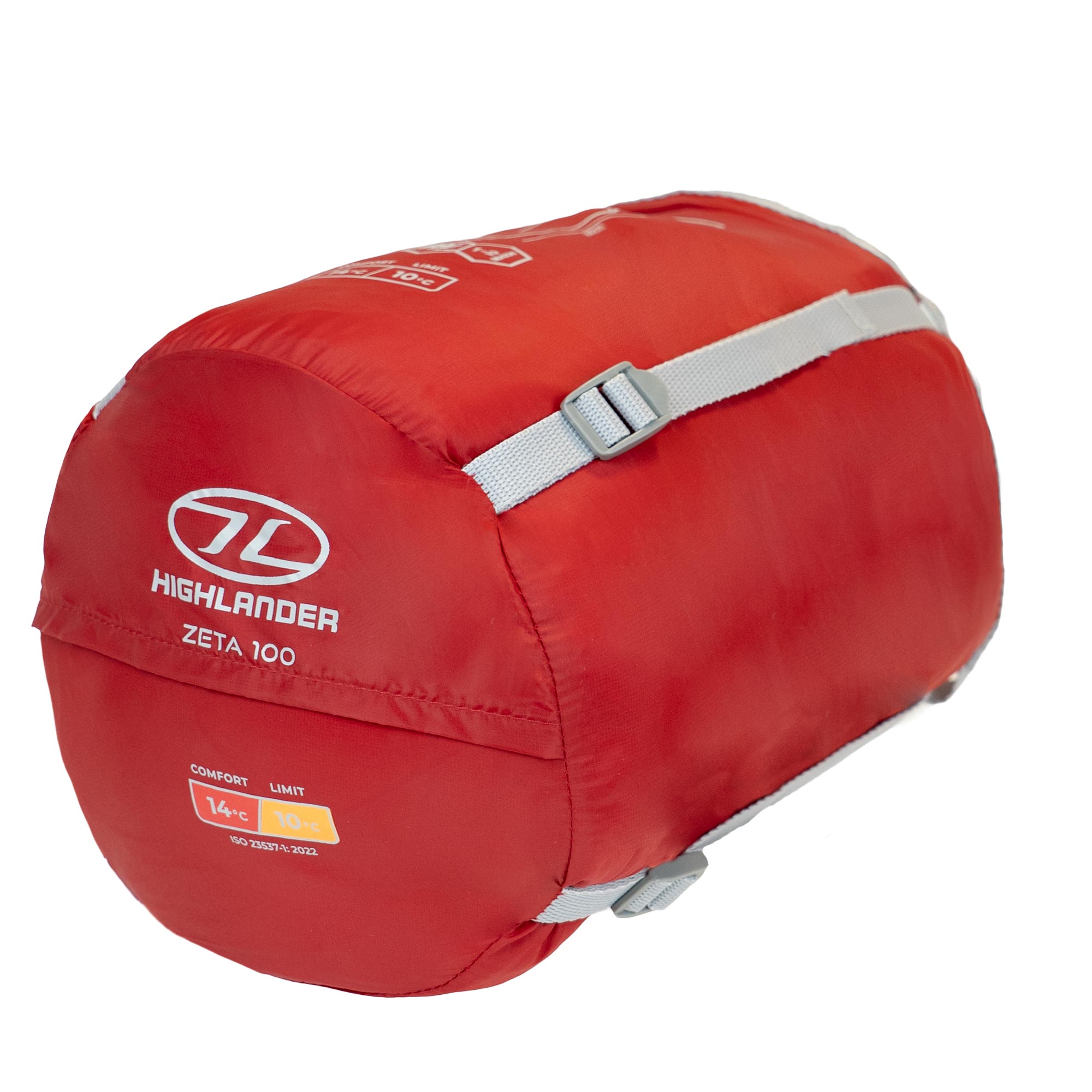 Highlander Zeta 100 sac couchage momie rouge 780 g