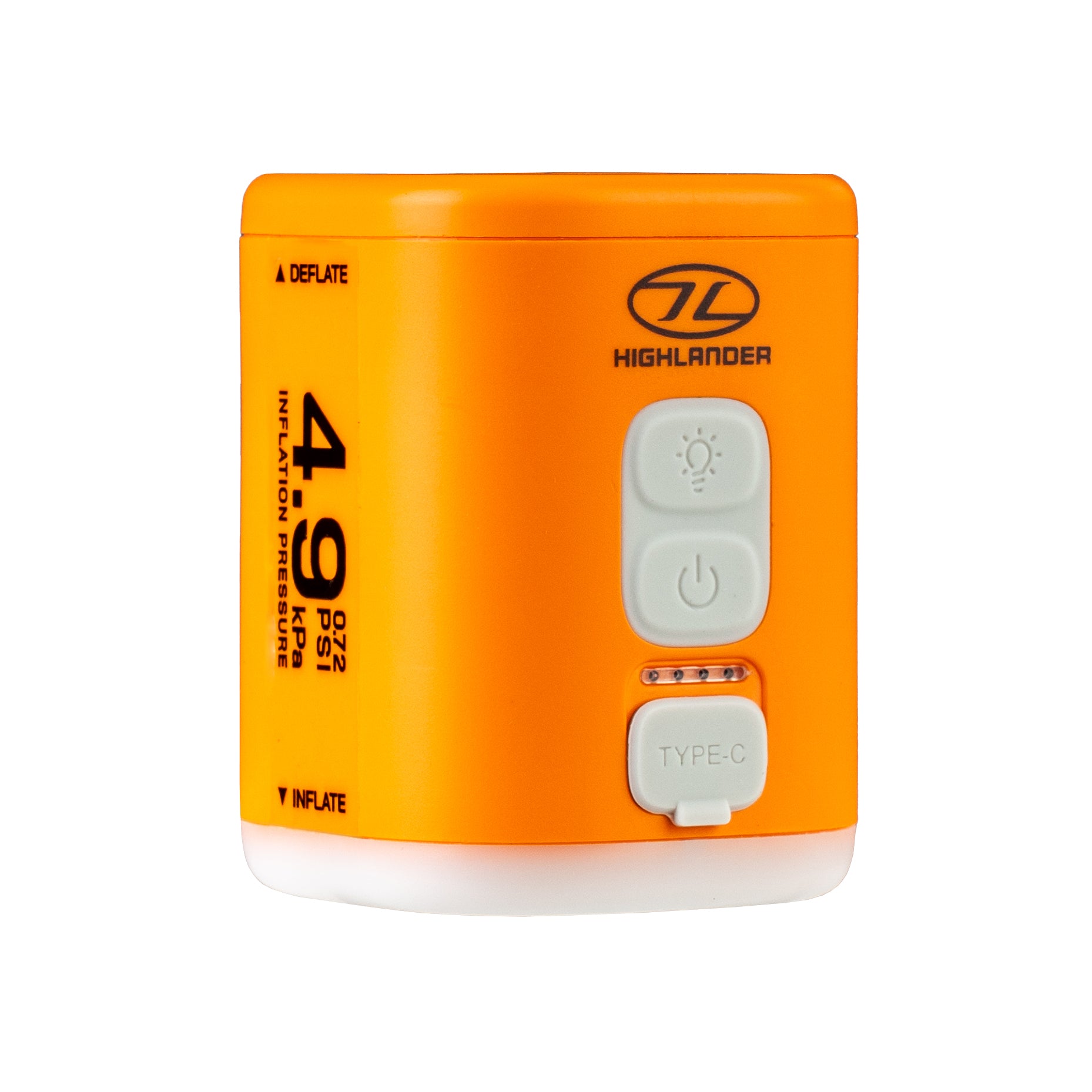 Highlander Wee Banshee V2 pompe air + lampe USB orange