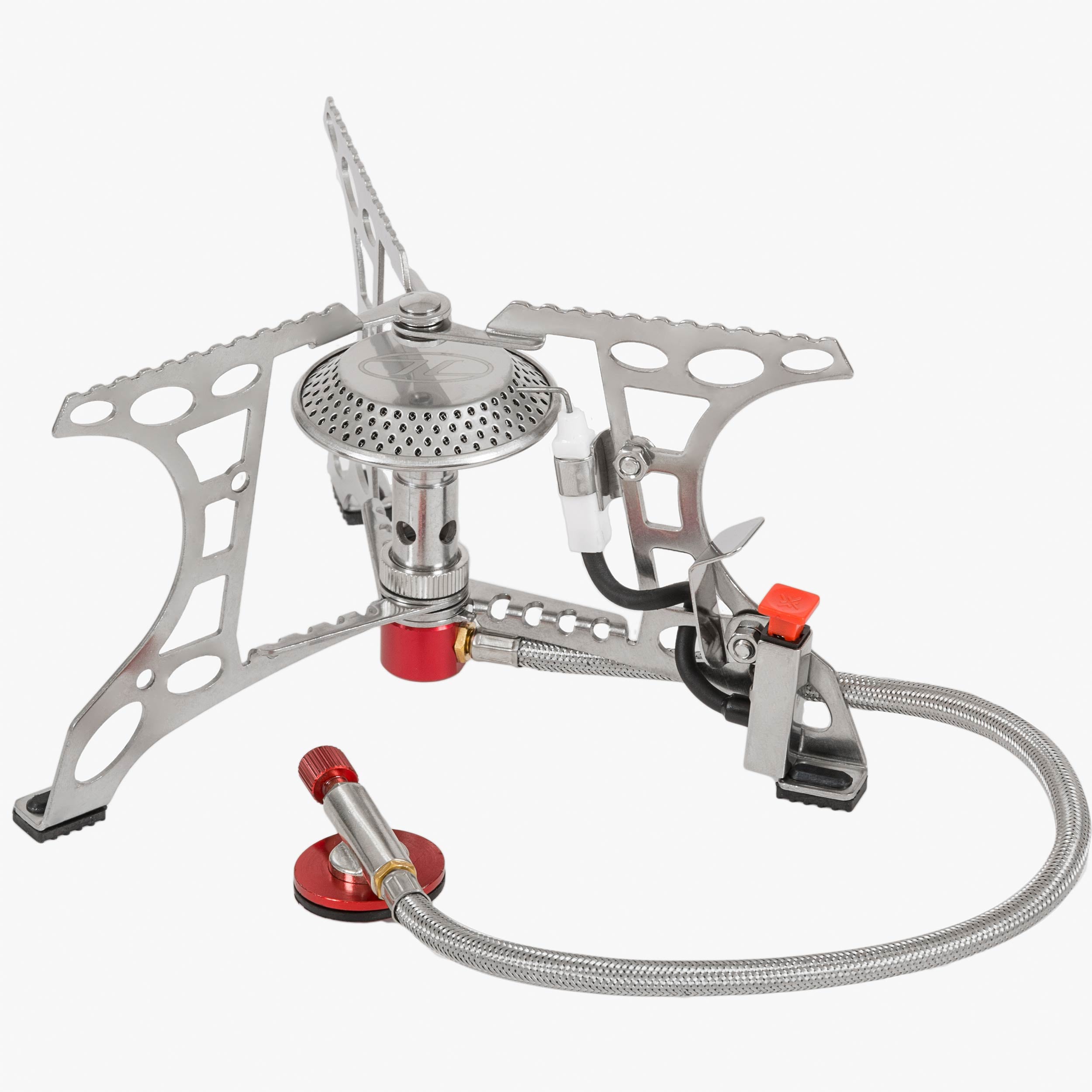 Highlander Triplex réchaud gaz camping compact 225g piezo