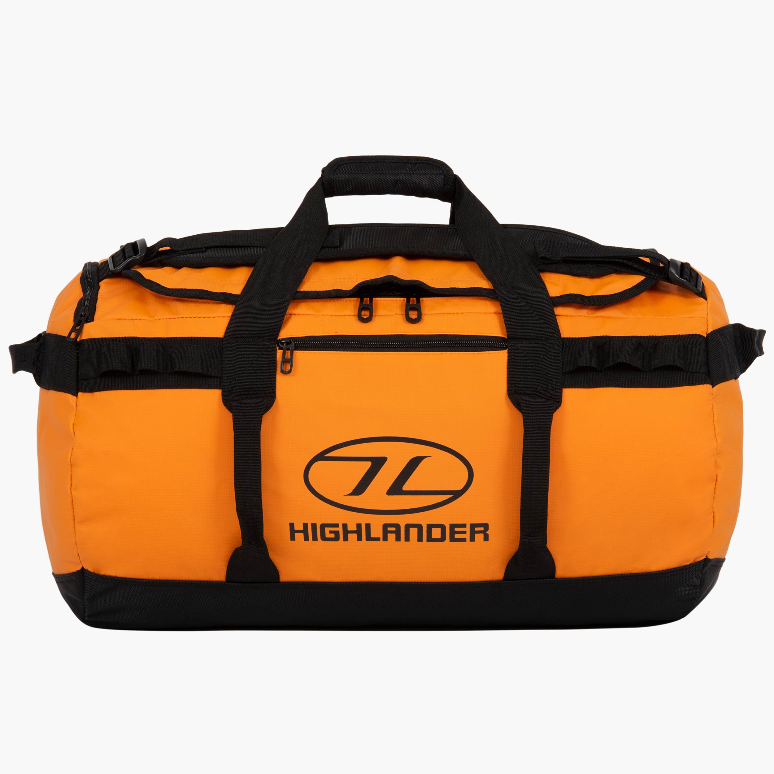 Highlander Storm Kitbag sac polochon 65L orange étanche