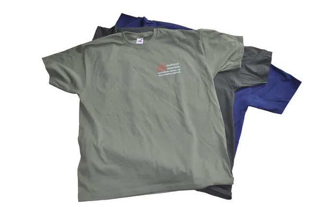 Bushcraft Essentials Lifestyle t-shirt coton oliv M logo