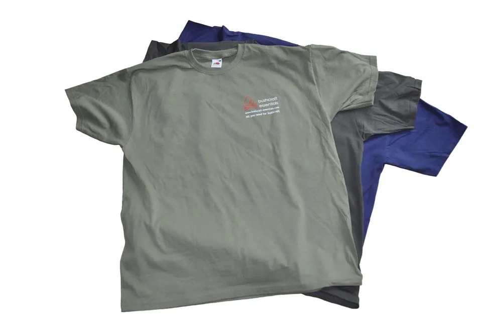 Bushcraft Essentials Lifestyle t-shirt coton oliv M logo