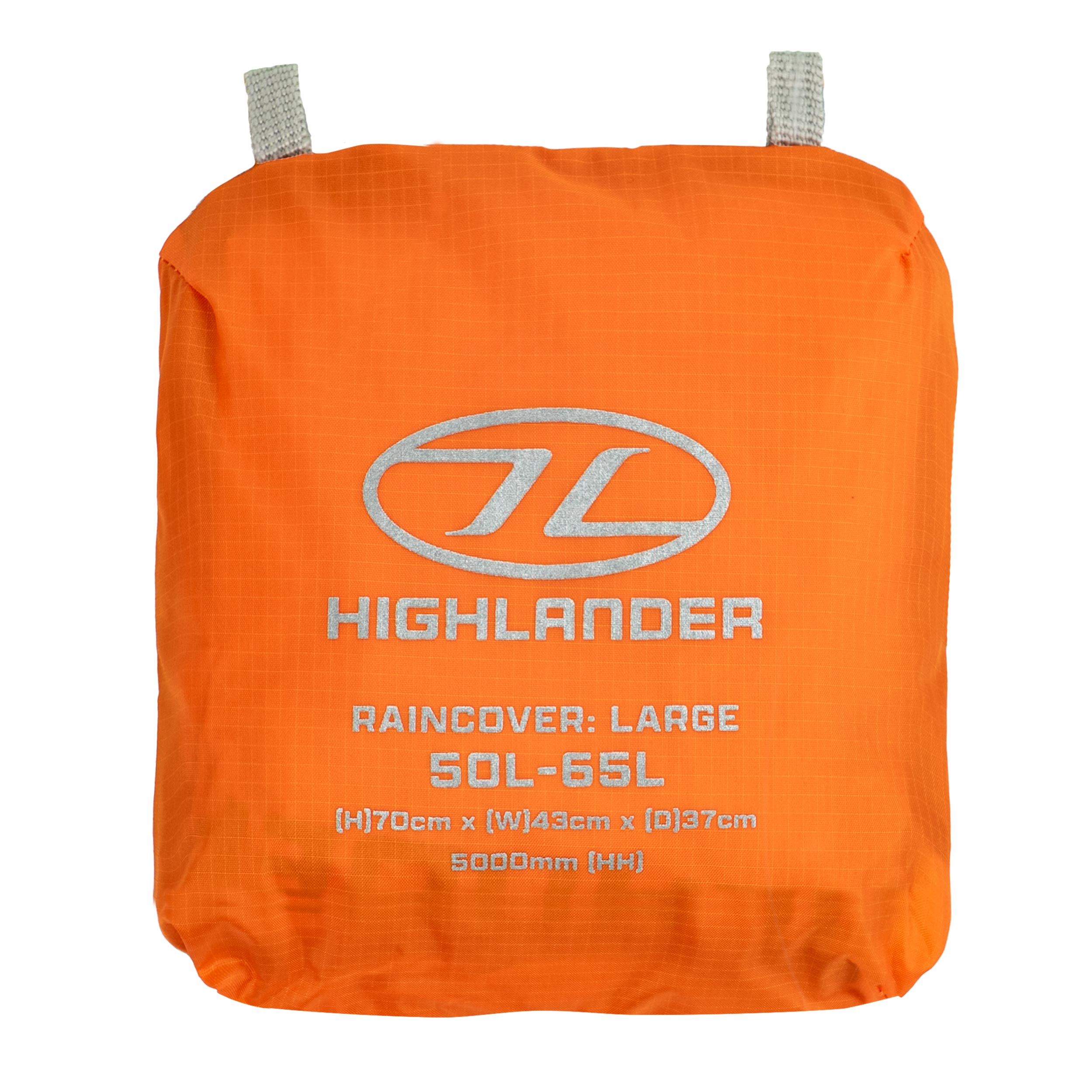 Highlander Ducks Back housse pluie 50-65L Orange