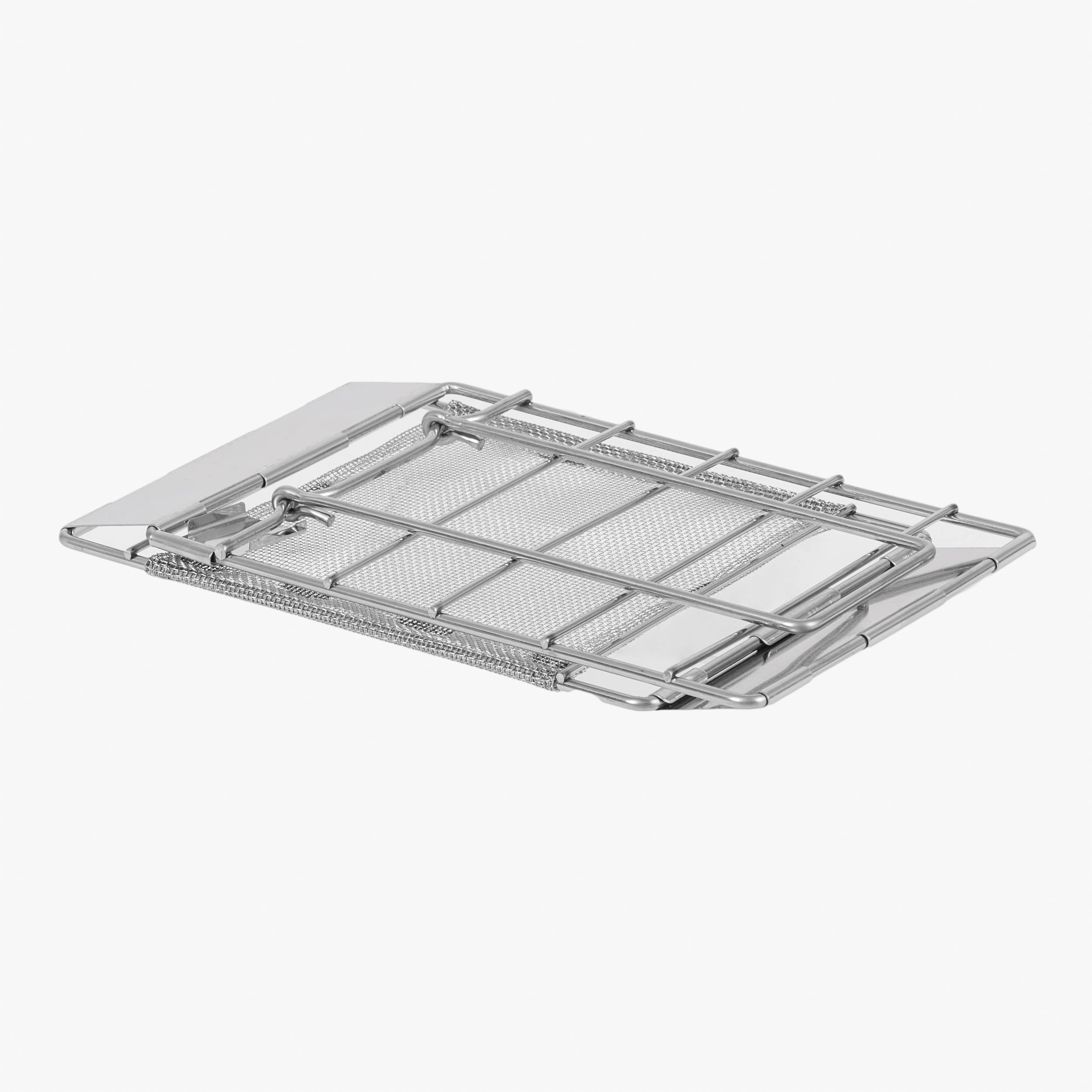Highlander Cooking Gril Pliable Inox Camping Feu de Camp