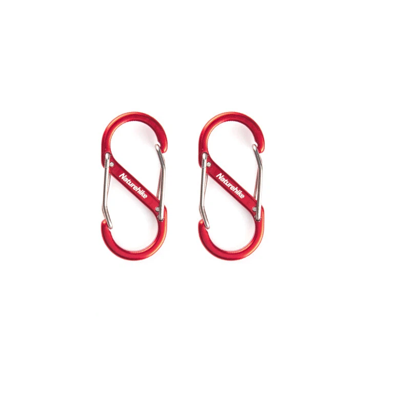 Naturehike mousqueton S alu 50mm lot de 2 accessoire camp