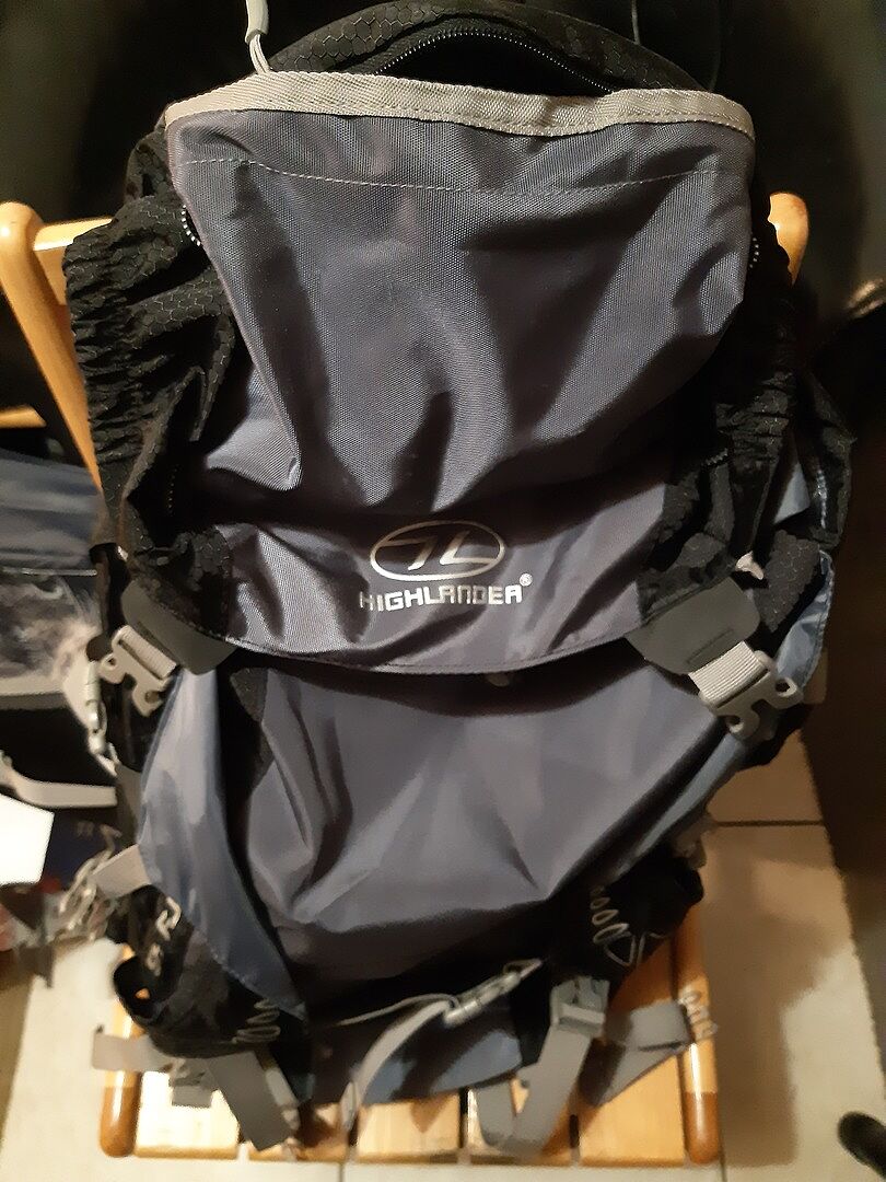 Highlander Discovery 65L sac à dos noir trekking