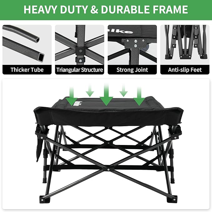 Naturehike TrekField Lit Camp Pliant 190 cm 150 kg
