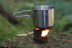 Bushcraft Essentials EDCBox Micro Stove Réchaud titane 41 g
