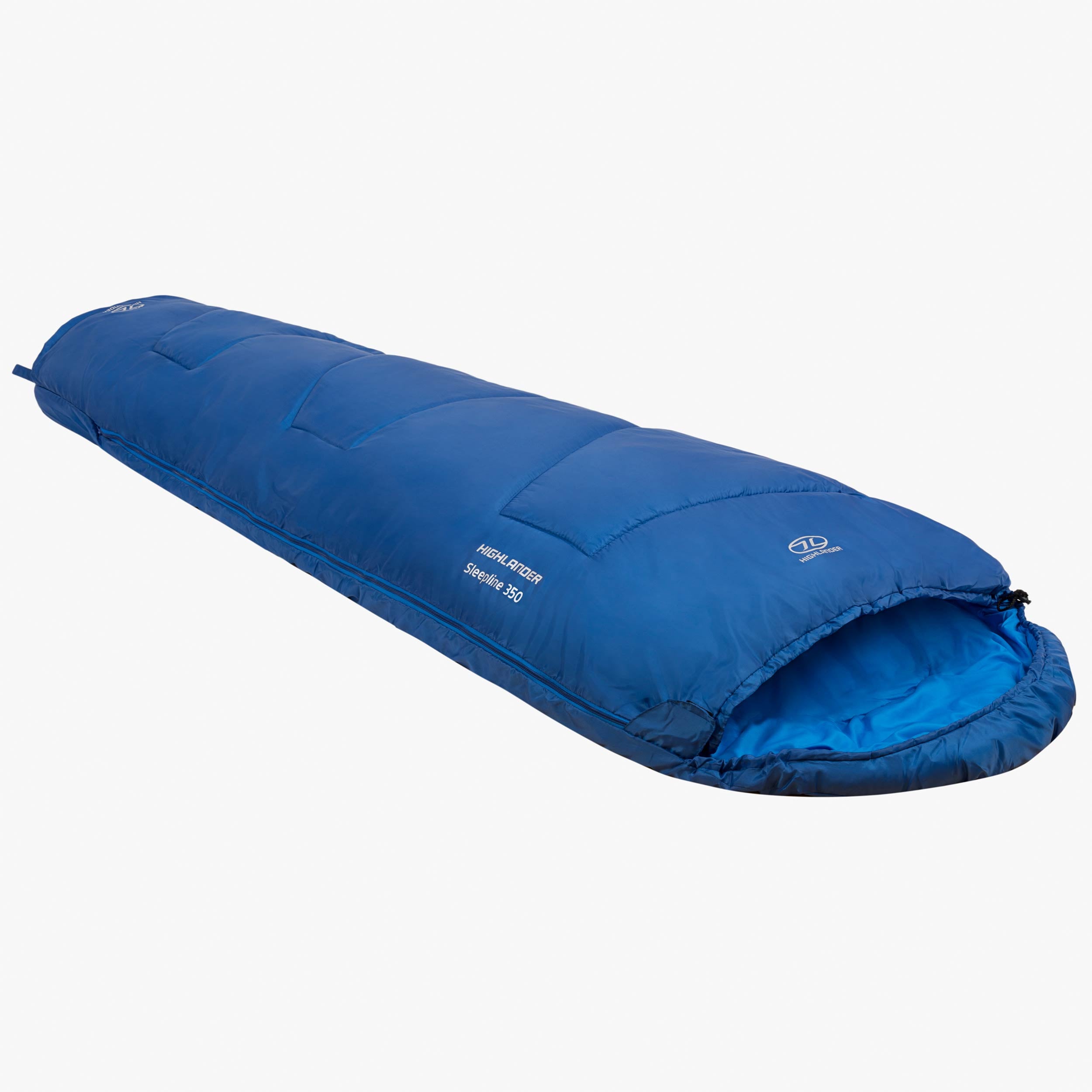 Highlander Sleepline 350 sac de couchage momie bleu 5°C