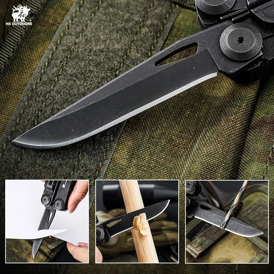 HX ClipX GQ-29 pince multifonction 19 cm 2Cr13 noire